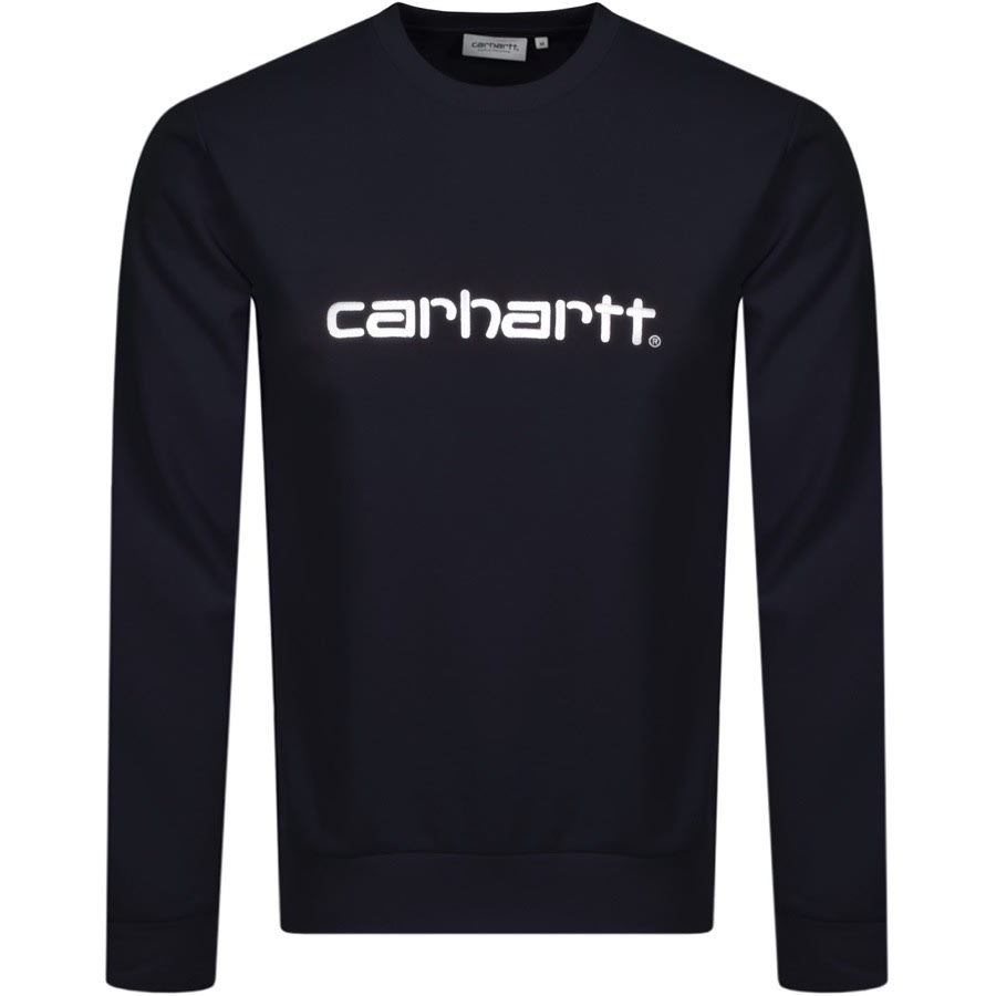 Alternative Image for ProductCarhartt Logo Sweatshirt Navy1
